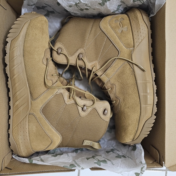 NWT Under Armour Micro G Valsetz AR670, Sz 12 US, Brown - Picture 3 of 11